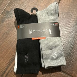 Spyder socks 5 pairs of crew socks size 6-12